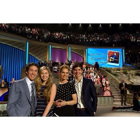 Alexandra with her family at church.